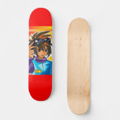 Asiatische Cartoon-Art-Skateboard Skateboard (Vorderseite)