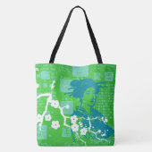 Asiatische Collage Tasche (Rückseite)