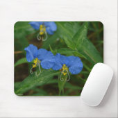 Asiatische Dayflower Blue Wildblume Apparel & Gift Mousepad (Mit Mouse)
