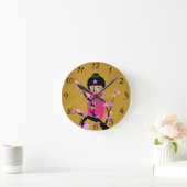Asiatische Dollars Runde Wanduhr (Zuhause)