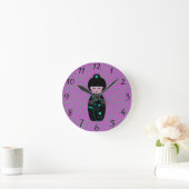 Asiatische Dollars Runde Wanduhr (Zuhause)