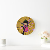 Asiatische Dollars Runde Wanduhr (Zuhause)