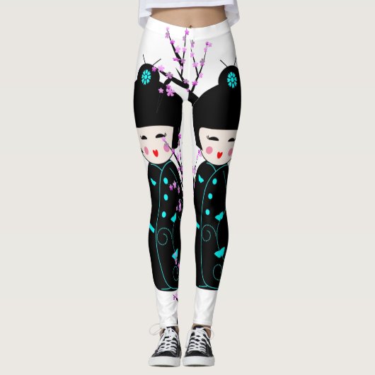 Asiatische Dolls Leggings (Vorderseite)