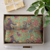 ASIATISCHE DRAGONEN MIT SCHALTFLÄCHE SEIDENPAPIER (Geschenk)