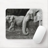 Asiatische Elefant-Mausunterlage Mousepad (Mit Mouse)