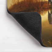 Asiatische Elefanten in Thailand unter einem strah Mousepad (Ecke)