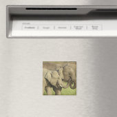 Asiatische Elefanten Magnet (In Situ (Geschirrspüler))