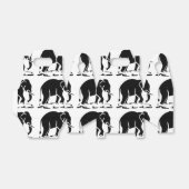 Asiatische Elefanten stehen vor thailändischem Ele Geschenkschachtel (Ungefaltet)