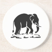 Asiatische Elefanten stehen vor thailändischem Ele Getränkeuntersetzer (Vorne)