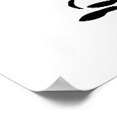 Asiatische Elefanten stehen vor thailändischem Ele Poster (Ecke)