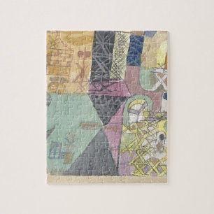 Asiatische Entertainer durch Paul Klee Puzzle