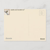 Asiatische Eule-Postkarte Postkarte (Rückseite)