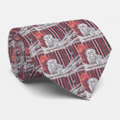 Asiatische Eulen-Krawatte Krawatte (Gerollt)