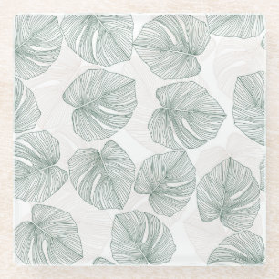 Asiatische Fabric Ikat: Traditionell nahtlos Glasuntersetzer