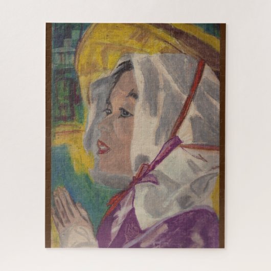 ASIATISCHE FRAU IN PRAYER PUZZLE (Vertikal)
