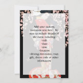 Asiatische Frau mit Tscherry-Blossom-Nacht Einladung (Rückseite)