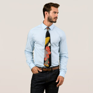 Asiatische Frau Necktie Krawatte