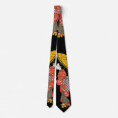 Asiatische Frau Necktie Krawatte (Rückseite)