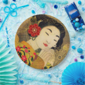 Asiatische Frauensammlung Pappteller (Party)