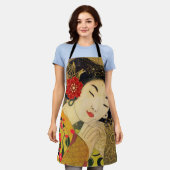 Asiatische Frauensammlung Schürze (Getragen)