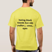 Asiatische Freunde T-Shirt (Rückseite)