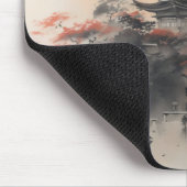 Asiatische Gebäude-Natur Mousepad (Ecke)