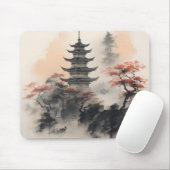 Asiatische Gebäude-Natur Mousepad (Mit Mouse)