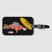 Asiatische Gepäckmarke Gepäckanhänger (Vorderseite (Horizontal))