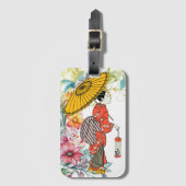 Asiatische Gepäckmarke Gepäckanhänger (Vorderseite Vertikal)