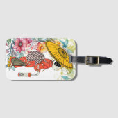 Asiatische Gepäckmarke Gepäckanhänger (Vorderseite (Horizontal))