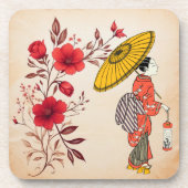 Asiatische Getränkebörse Getränkeuntersetzer (Vorderseite)