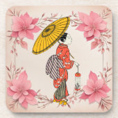 Asiatische Getränkebörse Getränkeuntersetzer (Vorderseite)