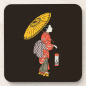 Asiatische Getränkebörse Getränkeuntersetzer (Vorderseite)