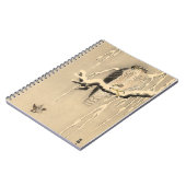 Asiatische Goshawk-Malerei Notizblock (Linke Seite)