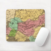 Asiatische Handfarbene Atlaskarte 2 Mousepad (Mit Mouse)