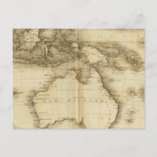 Asiatische Inseln Postkarte (Vorderseite)