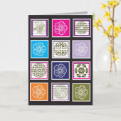 Asiatische Inspirierte Designkarte Karte (Gelbe Blume)