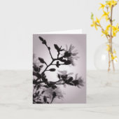 Asiatische inspirierte Magnolie Karte (Gelbe Blume)