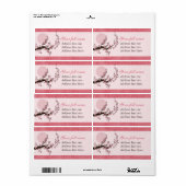 Asiatische Kirschblüte und Sonnengrafik (Vorne)