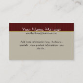 Asiatische Kirschblüten-Baum-Visitenkarten Visitenkarte (Rückseite)