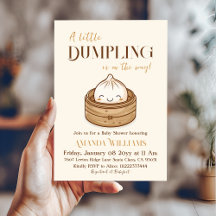 Asiatische Kleine Dumpling Kawaii Babydusche