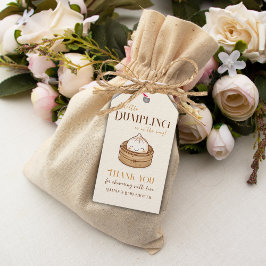 Asiatische Kleine Dumpling Kawaii Babydusche Geschenkanhänger