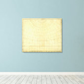 Asiatische Kontur Leinwanddruck (Insitu (Holzboden))
