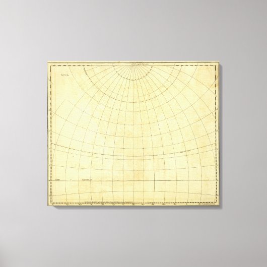 Asiatische Kontur Leinwanddruck (Vorderseite)