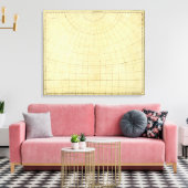 Asiatische Kontur Leinwanddruck (Insitu (Wohnzimmer))