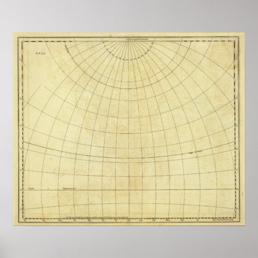 Asiatische Kontur Poster (Vorne)