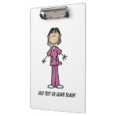 Asiatische Krankenversicherung Klemmbrett (Links)