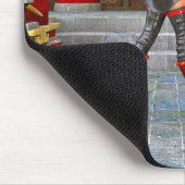 Asiatische Kriegerin Mousepad (Ecke)