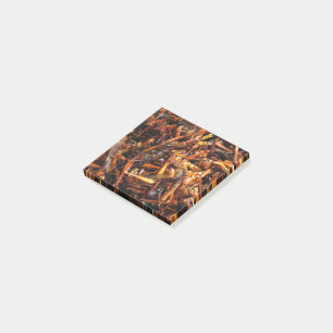 Asiatische Küche mit frittiertem Grasshopper (Tak Post-it Klebezettel