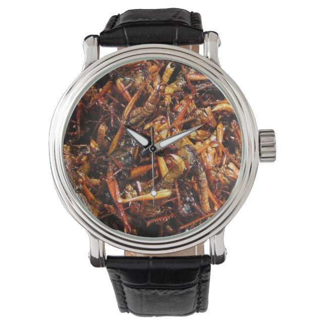 Asiatische Küche mit frittiertem Grasshopper (Takk Armbanduhr (Vorderseite)